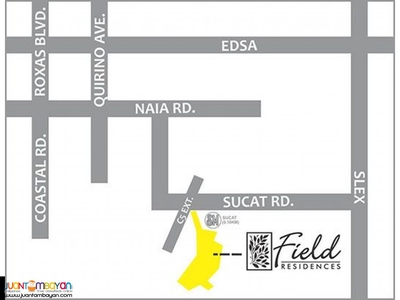 SMDC Field Residences in Sucat Parañaque near Airport