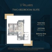 Pre-selling 2BR Suite with Private Lift Lobby at The Velaris Residences