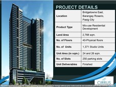 CIRRUS Condo for sale in Ortigas Lowest Price 12k only monthly