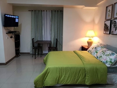 Mabolo Garden Flats Fully furnished Studio unit for rent with high speed fiber optic internet connection