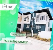 4BR Fully Finished Townhouse with Carport and First Class Amenities at Calamba Laguna