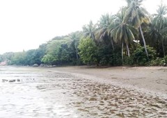 beach front lot for sale (along the national road) very accessible