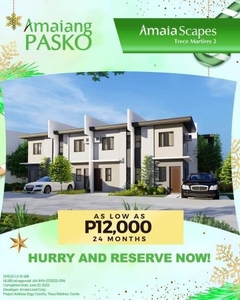1 Bedroom Duplex type House and lot For Sale in Amaia Scapes Urdaneta Pangasinan