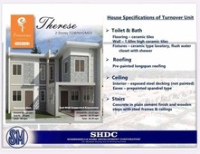 Therese 2 Storey Townhouse Thru Pag-Ibig Financing