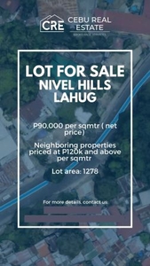FOR SALE | 472 sqm Residential Lot at Kabajar, Guadalupe, Cebu City