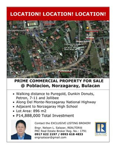 Lot For Sale In Poblacion, Norzagaray