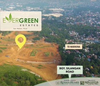 120 sqm Residential Lot For Sale in Evergreen Estates, San Mateo, Rizal