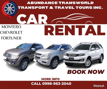 SUV FOR RENT FOR FAMILY OUTING/BARKADA ESCAPED/PERSONAL TRIP