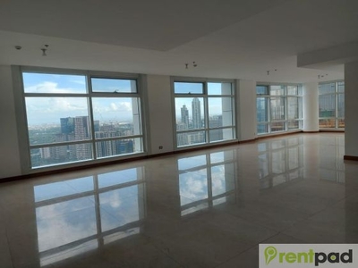 Semi Furnished 3 Bedroom Unit at Two Roxas Triangle for Rent
