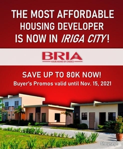 RIA HOMES IRIGA: MOST AFFORDABLE HOUSING DEVELOPER IN BICOL REGIO