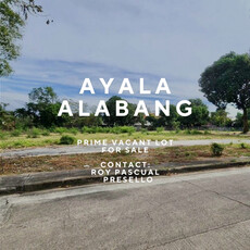 Lot For Sale In Ayala Alabang, Muntinlupa
