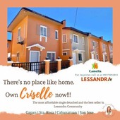 AFFORDABLE HOUSE AND LOT CRISELLE