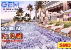 31.49sqm 1 BR Deluxe at GEM RESIDENCES by by SMDC
