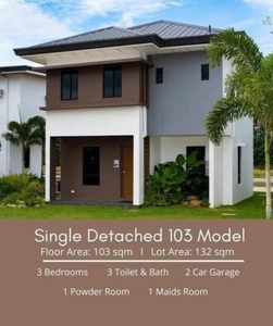 The Villages at Lipa I Single Detached 103 Model House for Sale in Lipa Batangas