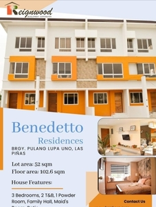 Townhouse For Sale In Pamplona Uno, Las Pinas