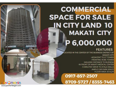 CITYLAND MAKATI COMMERCIAL SPACE FOR SALE!