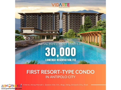 Embrace the resort lifestyle in Antipolo City! 1BR with Balcony unit