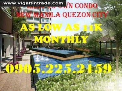 11k monthly 1bedroom unit in new manila quezon city dmci homes