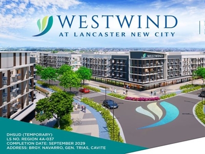 For Sale New Low-rise condo Westwind At Lancaster New City