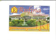 Rush 139 sqm. Lot for SALE Rufina Golden Village Malolos, Bulacan