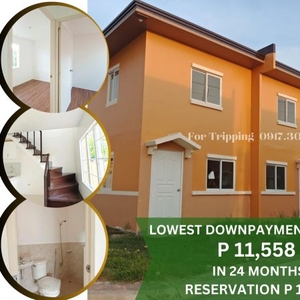 2BR Townhouse Arielle Inner Unit for Sale in Camella Monticello