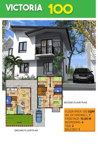 Julianne 62 Model House for Sale at Brookside Hills Subdivision - Cainta, Rizal