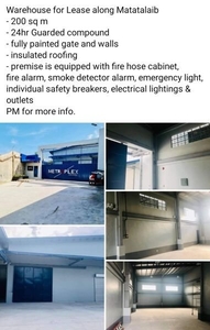 Medium sized Warehouse for Rent