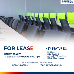 Office For Rent In Bacoor, Cavite