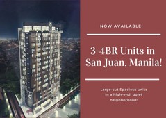 Grenhills San Juan Manila Condo for Sale 2BR-4BR Large Units