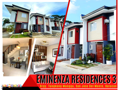 Eminenza Residences 3 House And Lot in San Jose Del Monte Bulacan