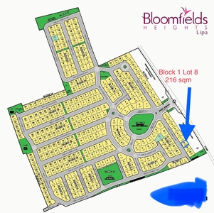 LOT for SALE at Bloomfields Heights LIPA CITY, Batangas