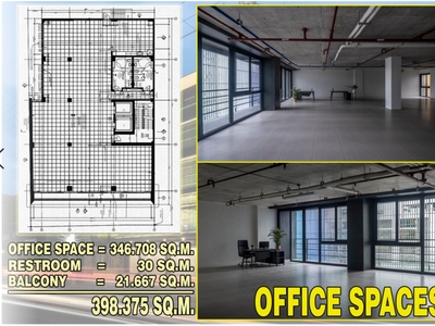 For Rent: 398 SQM 4th Floor Office - Jupiter St., Bel-Air, Makati