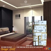 CHEAP CONDOMINIUMS FOR SALE ILOILO CITY - STUDIO with Balcony at PINNACLE by Megaworld