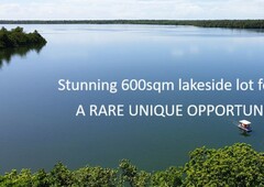 LAKESIDE LOT FOR SALE: 600sqm on Lake Danao
