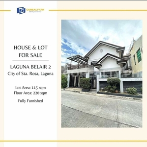 For Sale, House and Lot in Laguna Bel air 2 5 Bedroom