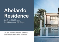 3 Bedroom House and Lot with 2 Car Garage Para?aque City Metro Manila