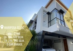 3BR MODERN TOWNHOUSE FOR SALE IN MARIPOSA ST, QC NEAR EDSA