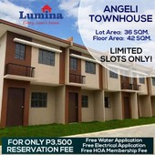 Angeli Townhouse For only 3,500 to Reserve!