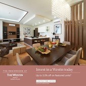 Invest in a Westin Luxury Residences Ortigas up to 3.5% OFF