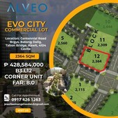 2364 sqm Commercial Lot For Sale in Cavite Evo City - AYALA