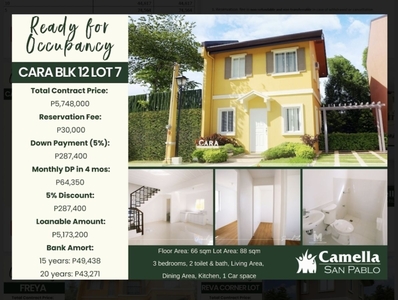 2 Bedroom Unit for Sale in Arista at Laeuna De Taal, Talisay City, Batangas