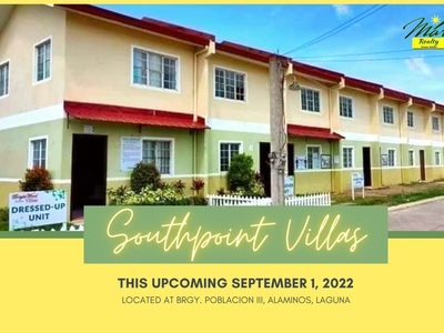 Pre Selling 2 Bedrooms Townhouse for sale at Southridge, San Lucas, Lipa City
