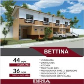 BETTINA TOWNHOUSE FOR AS LOW AS 10,000