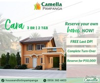 Cozy up in Cara. Reserve this house for only PHP50,000!