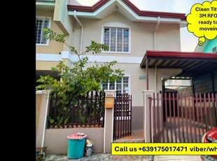 3 Bedrooms Townhouse Ready for occupancy Cash only