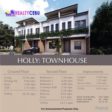ELKWOOD HOMES - TOWNHOUSE FOR SALE IN TALISAY, CEBU