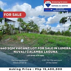 Lot For Sale In Canlubang, Calamba