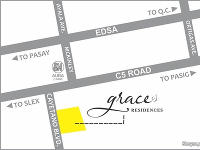 Taguig Grace Residences 1 BR w/ balcony for sale near BGC
