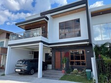 FURNISHED MODERN TWO STOREY HOUSE WITH POOL FOR SALE IN ANGELES CITY, NEAR CLARK