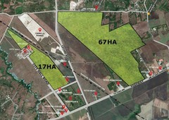 67 ha and 17 ha lots for Sale, Lease or JV